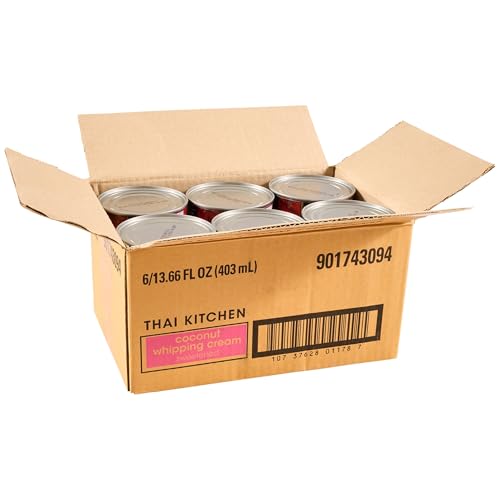 Image of Thai Kitchen Sweetened Coconut Whipping Cream, 13.66 fl oz (Pack of 6)