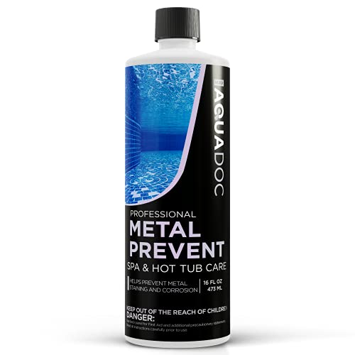 MAV AquaDoc Spa Metal Control - Advanced Spa Metal and Stain Control & Spa Metal Prevent. Maximize Your Hot Tub Metal and Stain Control and Keep The Spa Metal Out of Your Hot Tub 16oz