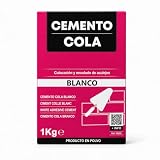 LIVÉ Cemento Cola Blanco en Polvo 1 kg, Color Blanco