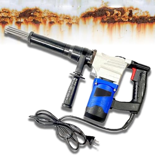 WTRYRN Electric Needle Scaler, 1400w Derusting Needle Gun, Industrial Grade Pistol Grip Rust Remover Tool with 23PCS 0.11 in Needles for Weld Slag & Paint, 3600-4500 BPM