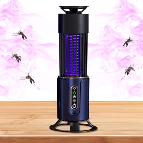 KOBONA Lámpara eléctrica contra el mesquito Zapper Lámpara de mosquito TRAPS ANTILLA Catcher de la mosca para el patio para acampar en el hogar interior al aire libre.