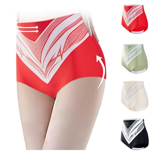 Mujer Pantalones Cortos Moldeadores de Fibra de Titanio de Turmalina Cintura Alta Braguitas Moldeadora Mujer Braga Faja Pantalón Cintura Alta Control de Barriga Levanta Glúteos
