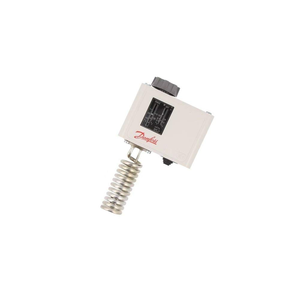 Capteur thermostat avec capillaire Danfoss 060L117166 contact SPDT 16A pour régulation thermique
