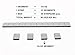 ACCRETION 360Pcs 1/4 Oz, 0.25 Oz, Grey, Adhesive Wheel Weights, USA Made White Tape