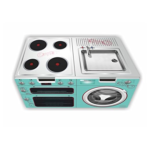 Stikkipix barnkök (turkos) möbelfolie/dekal – SKK02 – för bankro STUVA från IKEA (möbler ingår ej!)