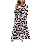 Schickes langes Sommer-Damenkleid, weich im Griff und gute Luftdurchlässigkeit, das sehr angenehm zu tragen ist. Sommerkleid in Übergröße, Mode und anders. Ohne zu zögern kaufen, um nicht enttäuscht zu werden!