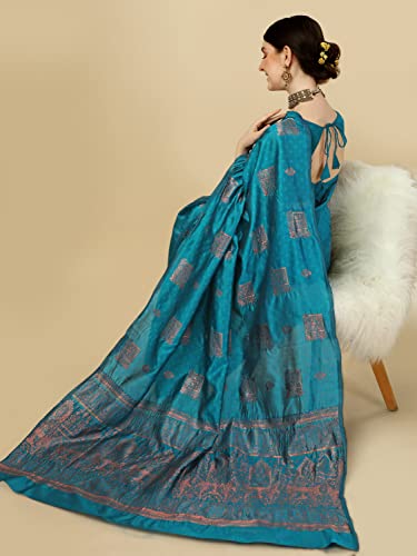 Image of Avantika Fashion Women's Kanjivaram Soft Silk Banarasi Sarees With Blouse Piece