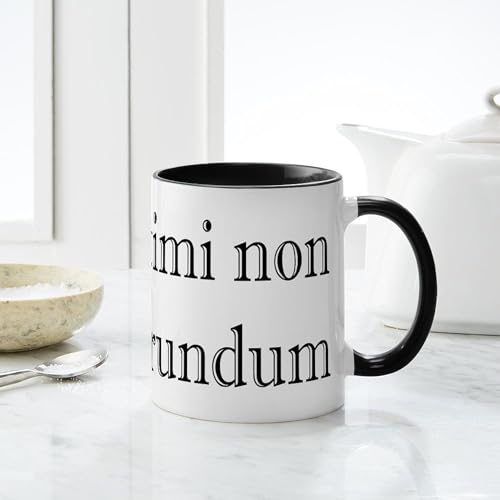 Taza de cerámica blanca 11 oz miniatura 6