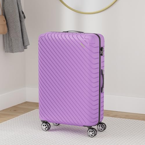 FLYMAX 29" Large Suitcase 4 Wheel Lightweight Luggage Hard Shell Travel Case Hold Check in Fits 23kg - 27kg + 3 Digit Lock Suitcase Large + Telescopic Handle 100 Litre Capacity - Image 3