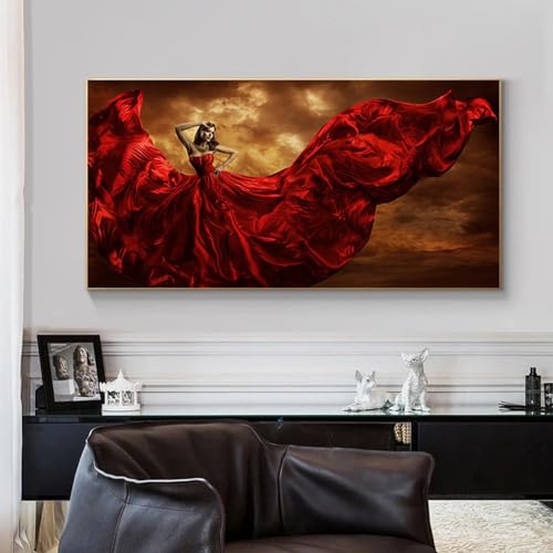 Peinture sur toile moderne sexy art mural salon 50x100cm