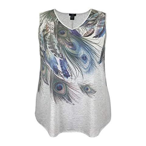 Débardeur LEEBE Plume Gris chiné Cover