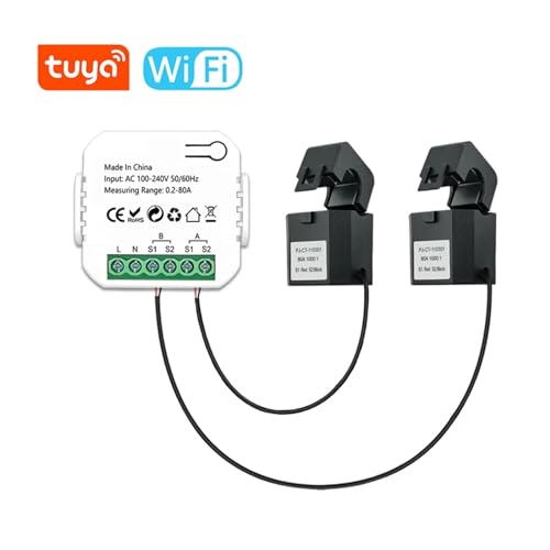 Consumo producción monitoreo bidireccional Wifi Tuya para optimizar placas 2