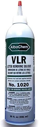 VLR 1020 TT-Shirt Vinyl Remover - 20oz Bottle