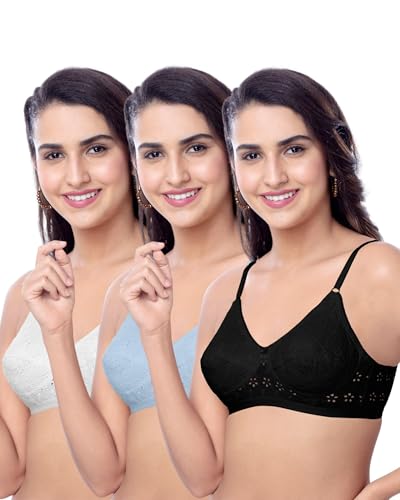 Image of Brida Italia Women's Cotton Minimizer Saree Bra | Full Coverage | Non-Padded, Wire-Free | Comfortable Daily & Ethnic Wear