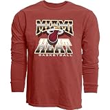 Miami Heat NBA Officially Licensed Long Sleeve T-Shirt Ringspun Team Color Icon, X-Large