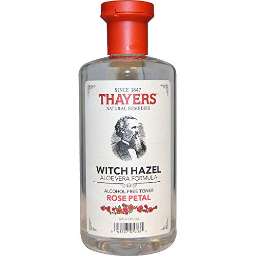THAYERS Rose Petal Witch Hazel Toner - Alcohol Free & Organic Aloe Vera