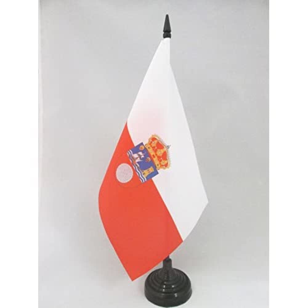 AZ FLAG Cantabria Table Flag 5'' x 8'', Spanish region of Cantabria Office Decoration 100% Polyester 21 x 14 cm