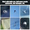 Cracks Gone Glass Repair Kit, 2025 Upgrade Chipped Windshield Repair Kit Fast Repair Windshield Crack Repair Kit, Windshield Chip Repair Kit Cracked Glass Repair Liquid Fluid for Window Glass (10Pcs)