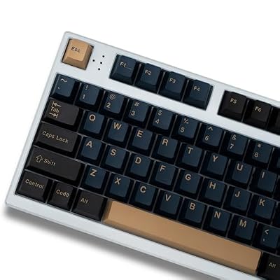 mintcaps Keycaps, 164 Keys Keyboard keycap Blue Samurai Keycaps Set Cherry Profile Custom Keyboard Key caps for Cherry Gateron MX Switches Mechanical Keyboards