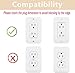 BELIEFLUO Outlet Shelf Holder Fit for Duplex Receptacle, Bathroom Decor,Cable Management,A Space Saving Solution, Homepod Mini Google Home/Echo/Smart Speakers/Electric Toothbrush/Cell Phone (Standard)