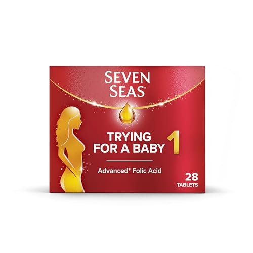 Seven Seas Trying For A Baby Prenatal Vitamins Pregnancy Planning Supplement With An Advanced* Folic Acid To Help Increase Folate Levels Zinc and Iron 28 Tablets 4 Weeks