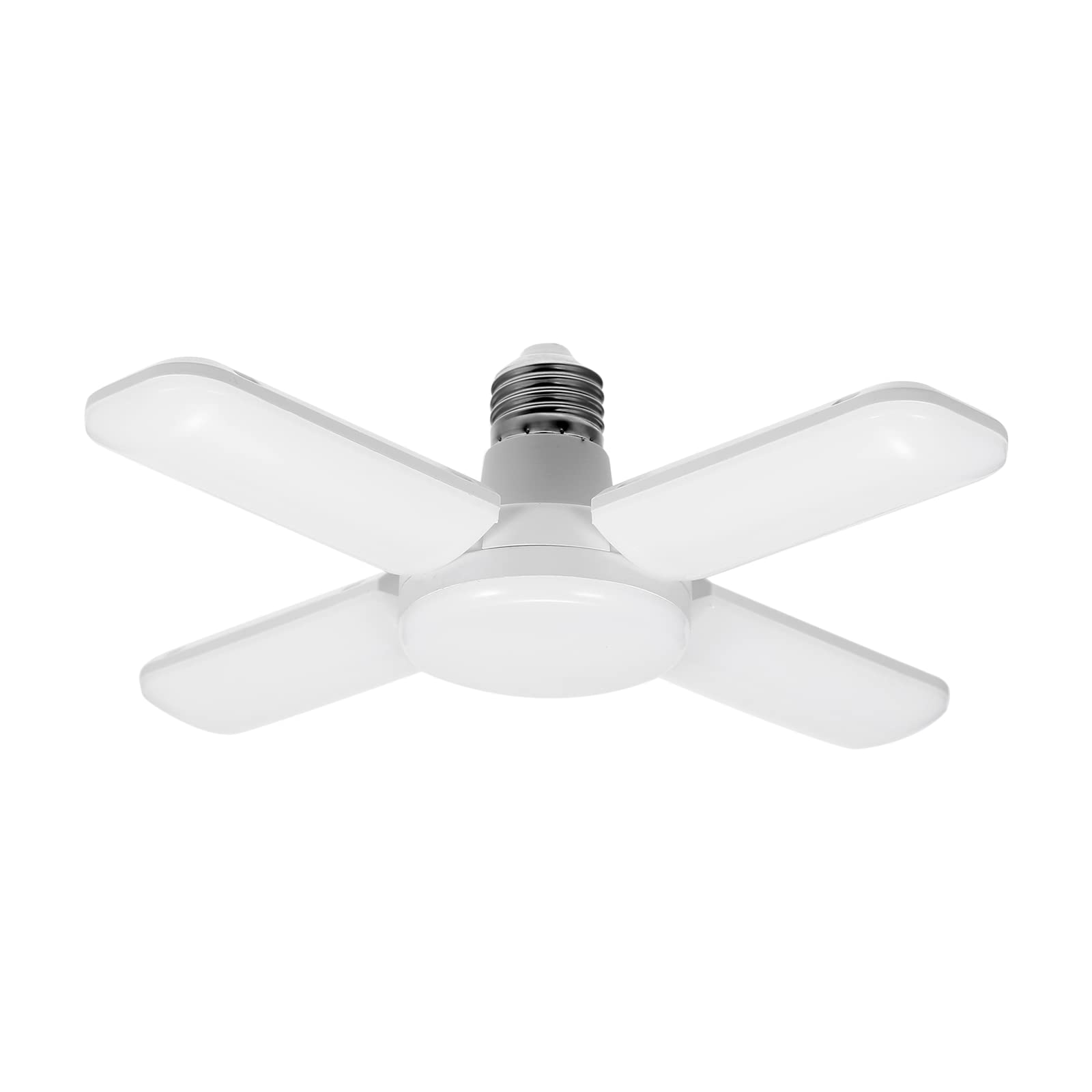 GoolskyLED Garage Lights- Dimmable Garage Lights Ceiling, 48W 6000LM 6500K E27/E26 LED Garage Ceiling Lights with 4 Adjustable Panels for Garages, Workshop,Indoor, Outdoor, Workshop and Warehouse