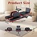 Leg Stretcher, 0-210°Adjustable Split Machine, Heavy Duty Steel Frame Equipment Splits Machine with Mute Roller & Mute Rollereg, Stretching Training Machine for Relieving Leg Muscle, Home Gym