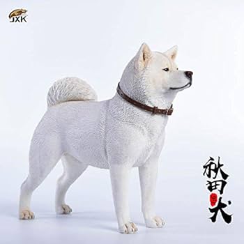 Amazon.co.jp: 1/6 サイズ 秋田犬 可愛い 犬 動物 リアル フィギュア