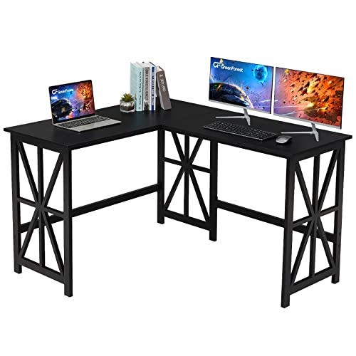 Buy GreenForest L Shaped Desk Reversible Computer Gaming Corner Desk 50