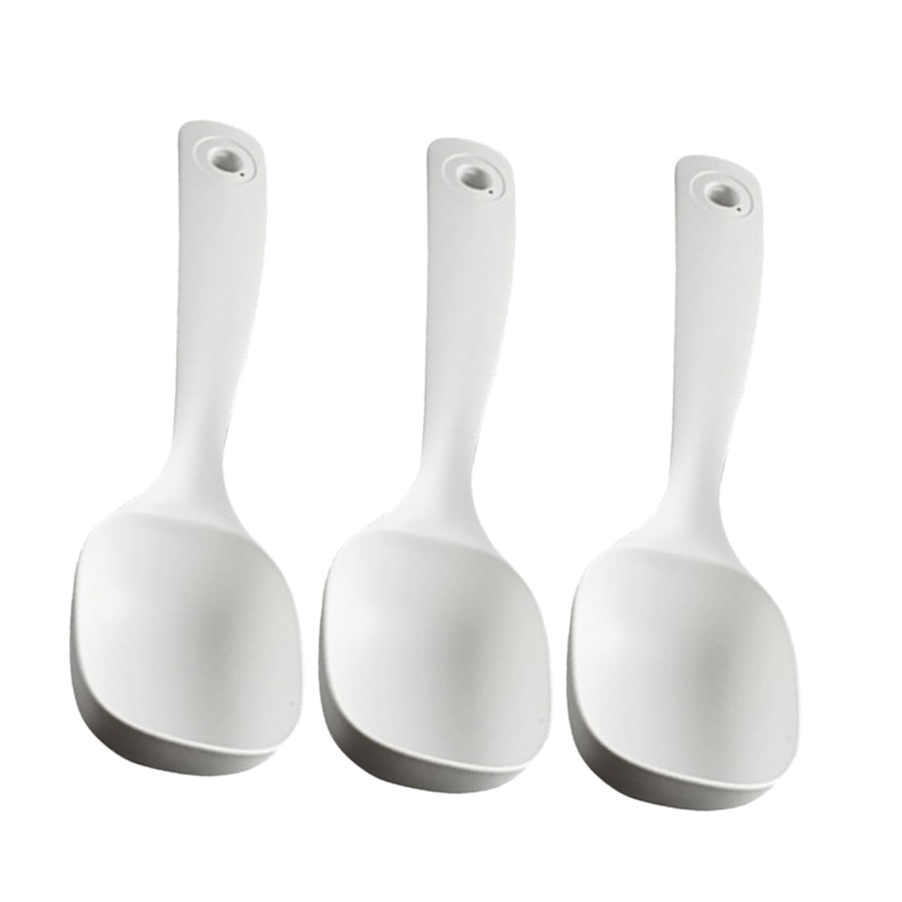 MAGICLULU Set Di 5 Cucchiai Da Portata Grandi Cucchiaini Da Tè Cinesi Mestoli Per Servire Zuppa Mestoli Multipli Per Cucina E Ristorante 3 Pezzi * 5