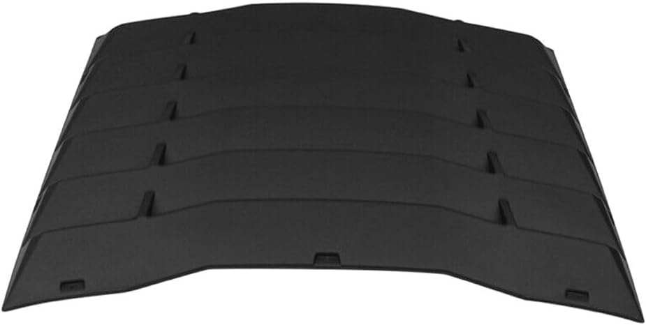 Unpainted Rear Window Louver Sun Shade Cover ABS for Chevy for Camaro 2016-2023 1pc Unfinished -WDLR-CC16