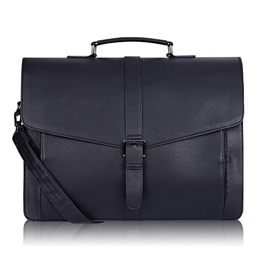 Do people at big 4 use messenger bags ESTARER Men's Stylish Leather Briefcase