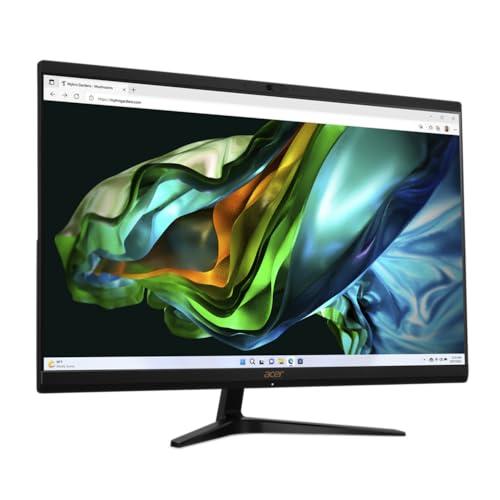 acer Aspire C27-1800 All-in-One-PC mit 27 Zoll FHD LED LCD (Intel Core i5-12450H, 16 GB DDR4, 1024 GB SSD, Wireless Keyboard/Wireless Mouse) – Windows 11 Home
