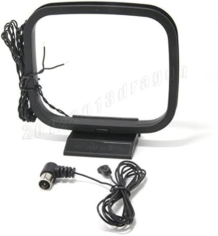 AM FM Antenna, Ancable Stereo Indoor 75 Ohm FM Antenna and AM Loop Antenna Kit for Yamaha Onkyo etc Table Top Home Hi Fi Sound Stereo Receiver Radio Receiver Antenna