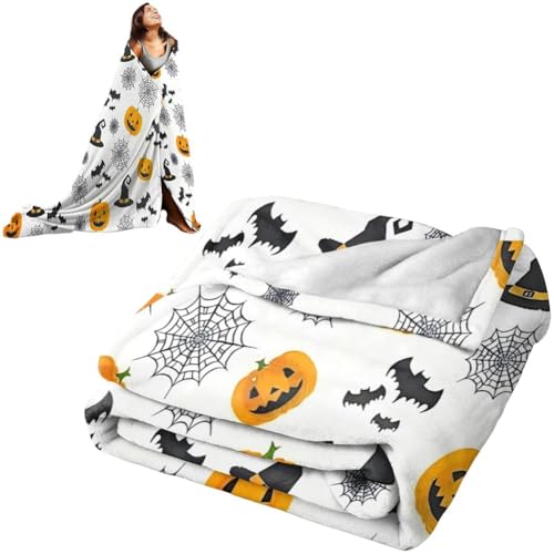 Couverture en flanelle Halloween douce pour canapé et lit - 2