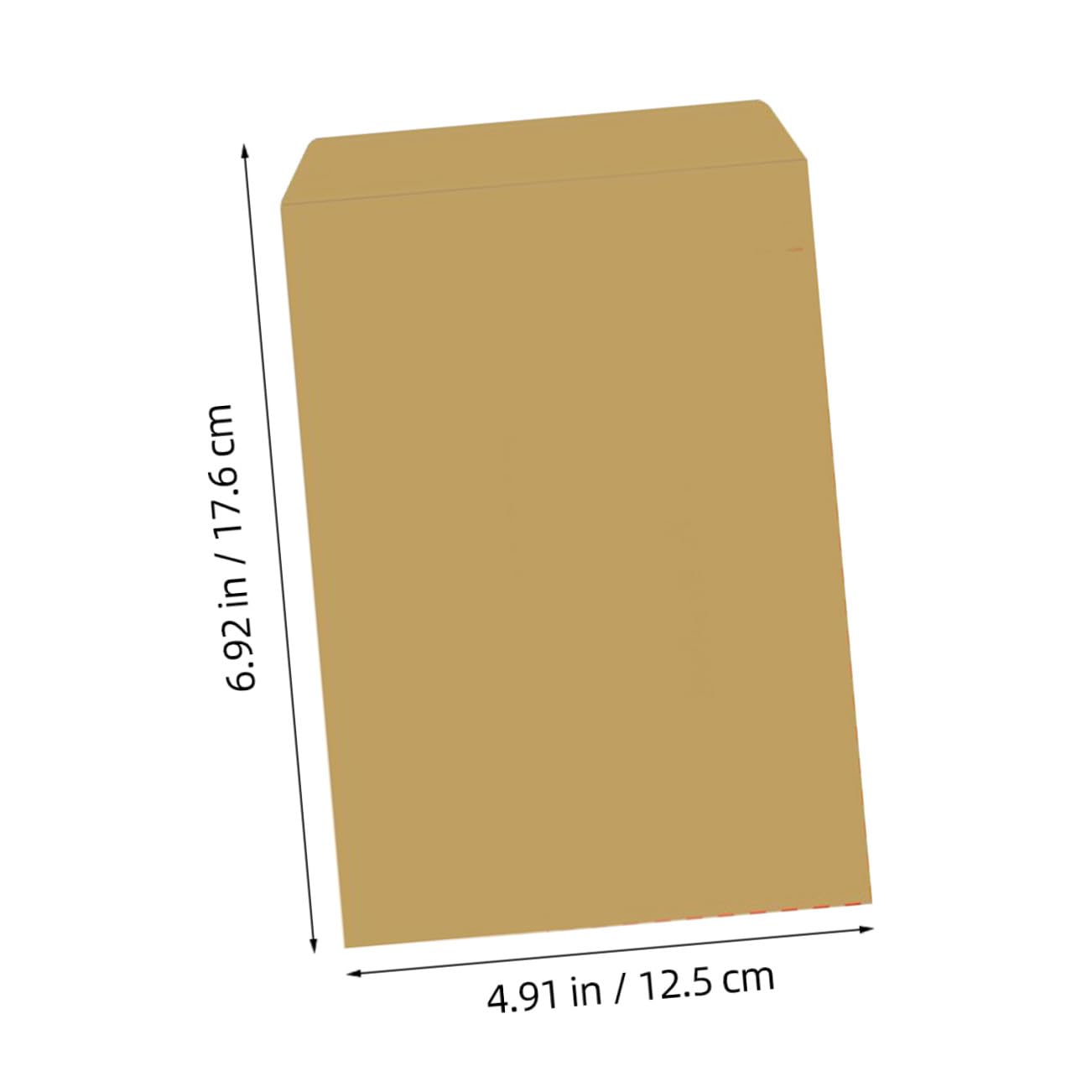 OSALADI Buste in Carta Kraft 200 Pezzi, Buste Bianche per Documenti, Colore Kaki, per Inviti e Shower, Aspetto Elegante