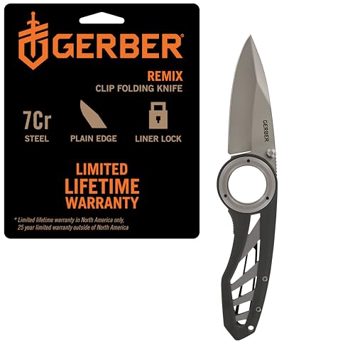 Gerber Gear Remix Folding Pocket Knife, 3