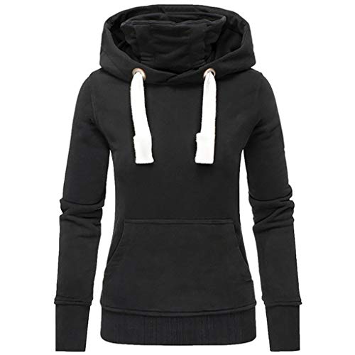 Pull à capuche femme col roulé grande taille 50 fluide et chaud
