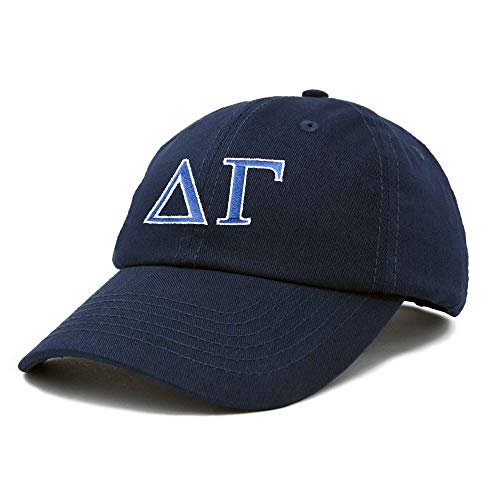 Image of DALIX Delta Gamma Sorority Hat Womens Greek Letters Embroidered Baseball Cap