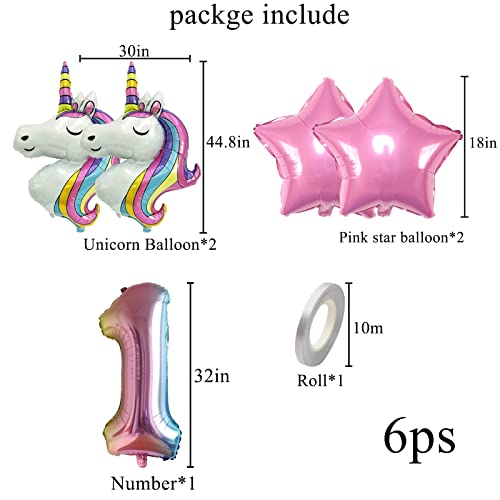 Unicorn Theme Birthday Party Balloon Decoration Set #TOP27