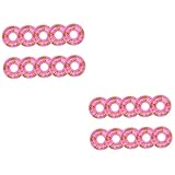 Toyvian 20 Piezas Patito Pequeños Tubos De Patos Mini Anillos De Natación...