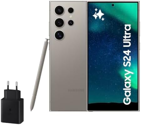 Samsung Galaxy S24 Ultra and Charger 45W, Mobile Phone with AI, A...
