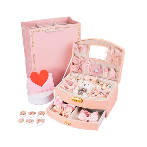 AOUDN ���̎q �w�A�A�N�Z�T���[�Z�b�g �P�[�X�t�� �L�b�Y ���� �������� ���[ ��e�� ������ ������ �q���̓� ������/����/���w/���j�� �a�����M�t�g (�v�����Z�X�w�A�A�N�Z�T���[�M�t�g�{�b�N�X�y�W���p�b�P�[�W�ɂ̓M�t�g�o�b�O���܂܂�Ă��܂��z