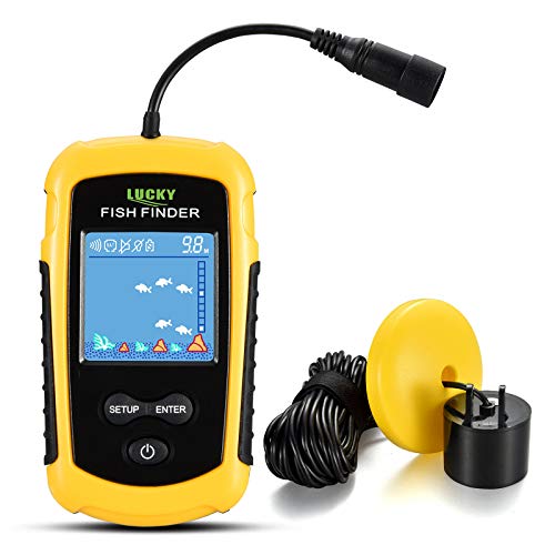 LUCKY Ecoscandaglio da Pesca Colori Portatile Fish...