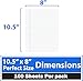 Back To School Supplies - Your One Stop Shop - COLLEGE RULED - Filer Paper, Loose Leaf Paper, 3 Holed Punched, Red Line Margin - 8