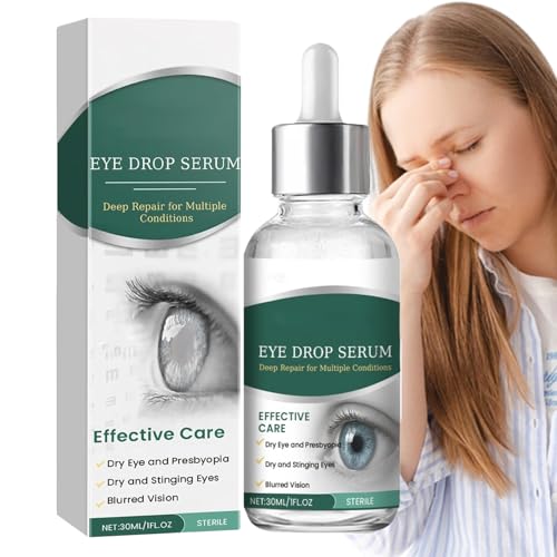Gotas Para Ojos Secos - Gotas Oculares Lubricantes | Gotero Fácil Limpieza Para Niños y Adultos Uso Diurno y Nocturno Portátil Para Viajes