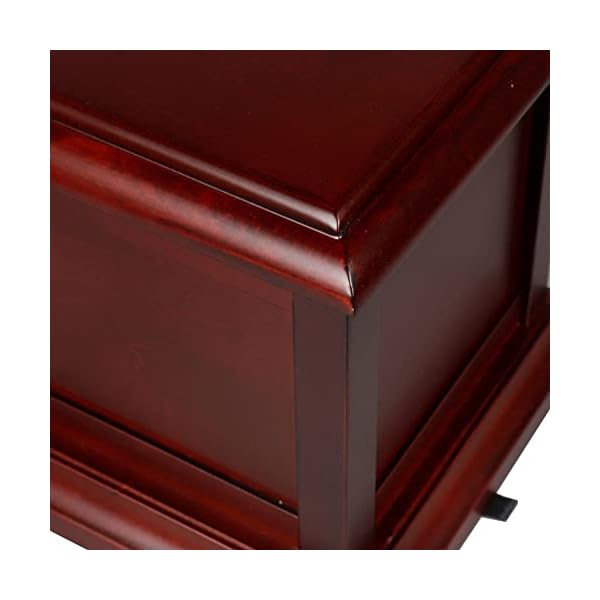 Cherry Solid Wooden Urns for Adult Male, Cremation Urns Eco-friendly Wooden Casket Urn for Human Ashes Adult Female, Wood Keepsake Memorial Urns - Image 7