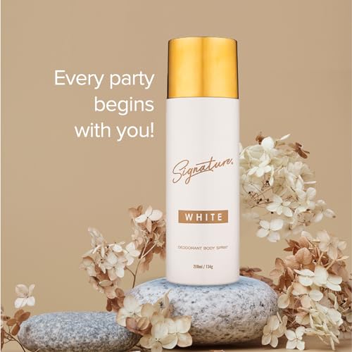 Image of Signature White Deodorant Body Spray 200ml | Floral Fruity Long Lasting Fragrance Deo | Skin Friendly & Fresh Scent Body Spray | Protection From Sweat & Bad Odour | Deodorant For Women