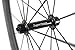 Superteam 700c Carbon Bicycle Wheel Front 60mm Rear 88mm Clincher Wheelset with Transparent Decal