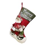 🎅🎅socke ablagefach für geschenk,janly weihnachten baum hängend party dekor santa strumpf geschenk süßigkeiten taschen nikolaus-stiefel mit schneemann hanging stocking pet paw form pfote hängender plaid taschen-beutel weihnachts beuter ornament gestrickte strumpf-geschenk-süßigkeit beutel hotel home kamin dekoration socken leinenfarbe 3d christmas weihnachtssocke weihnachtsstrümpfe candy hängende strümpfe nikolausstiefel zum befüllen groß weihnachsstrumpf als weihnachtsgeschenktasche